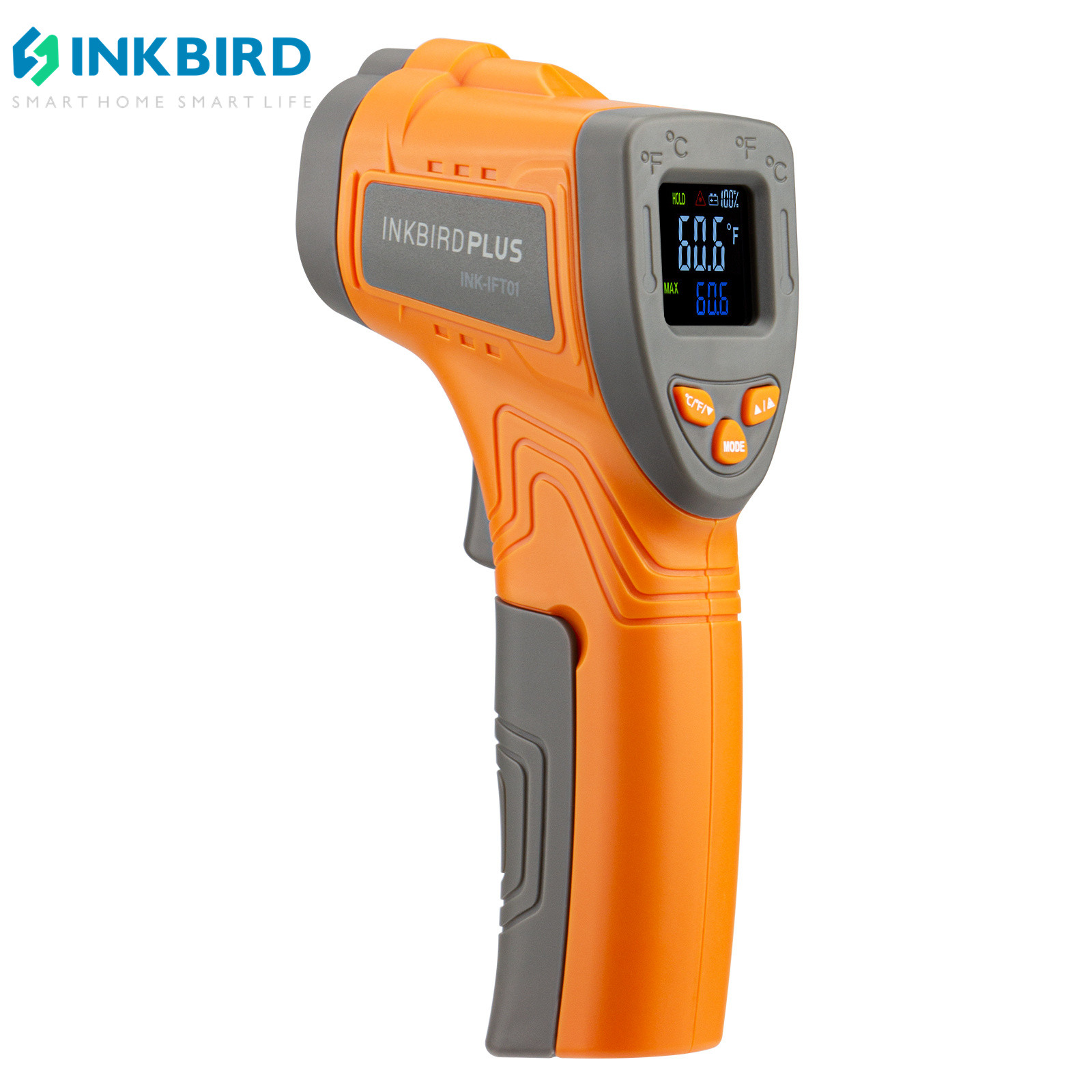 Industrial Laser Thermometer - Inkbird Laser Infrarood Thermometer INK-IFT01 Non-contact