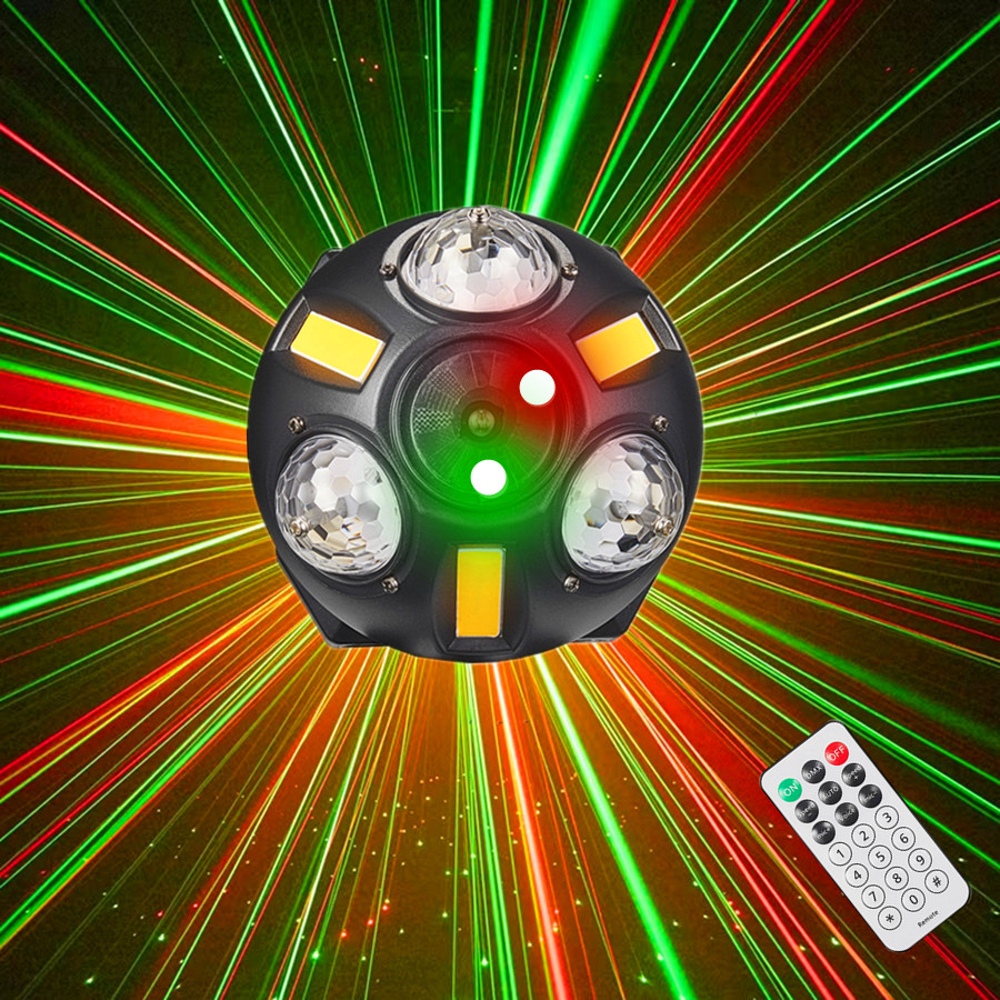 Industrial Laser Projector - Laserroterend bewegend hoofdlicht Kleurveranderend feestlicht DJ-discoballicht