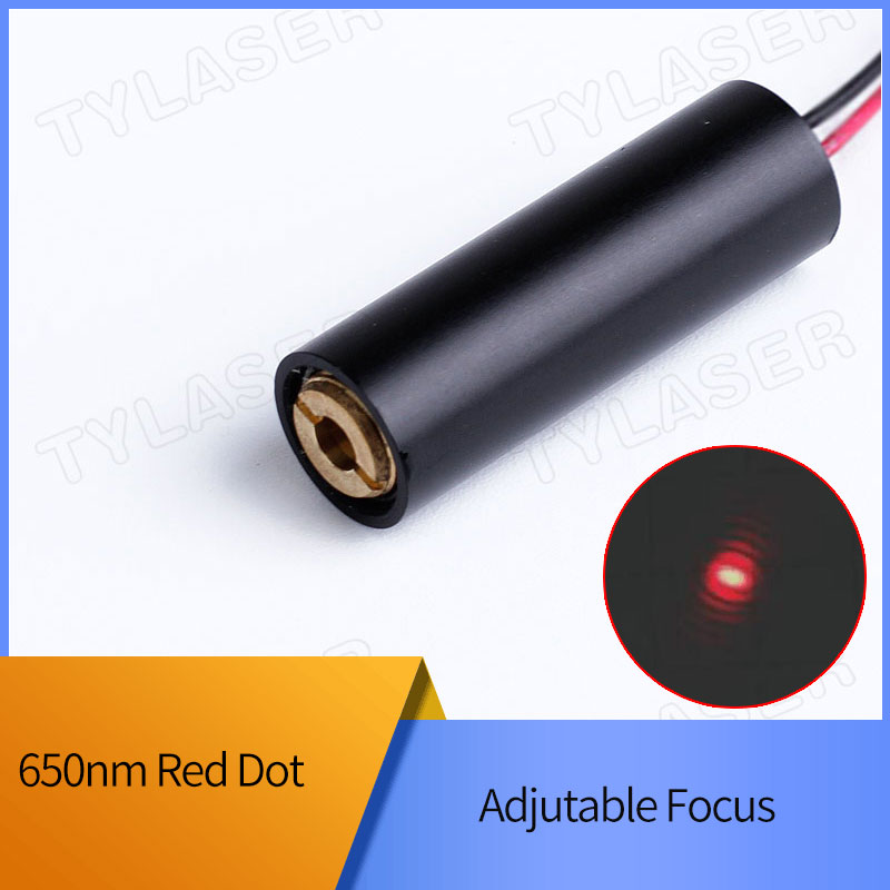 Industrial Laser Diode - D10X30mm Verstelbare Focus 650nm 1Mw 5Mw