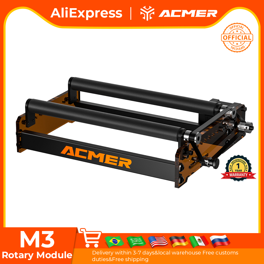 Industrial Laser Cutting Machine - ACMER M3 Laser-roterende rol 360° °