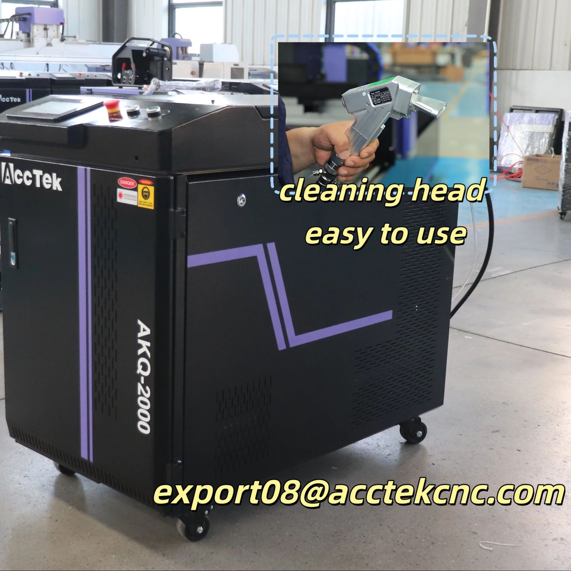 Industrial Laser Cleaner - Hot Sale Doorgaan 2000W Handheld Fiber