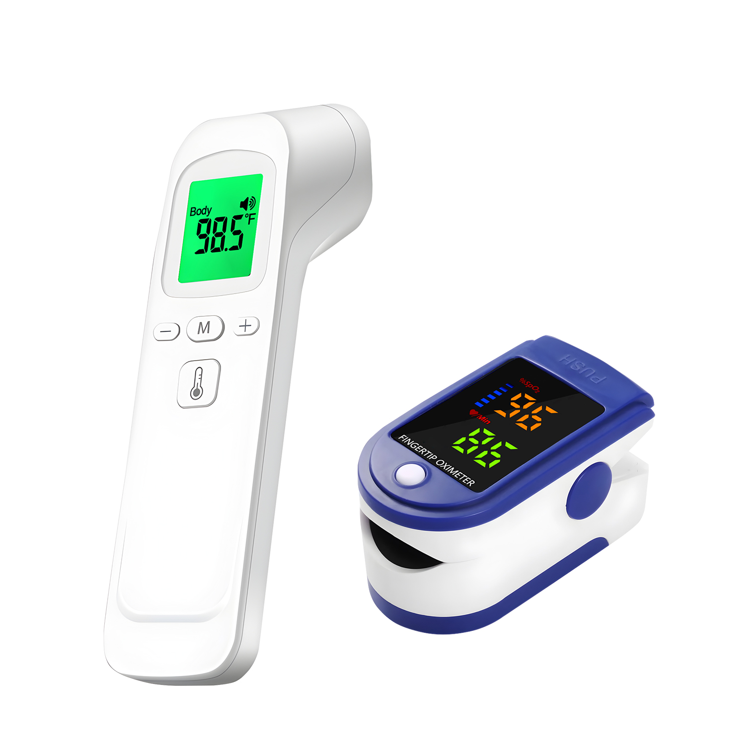 Industrial Laser Thermometer - Oximeter Infrarood-koortsthermometer Medisch huishoudelijk digitaal baby-volwassenen