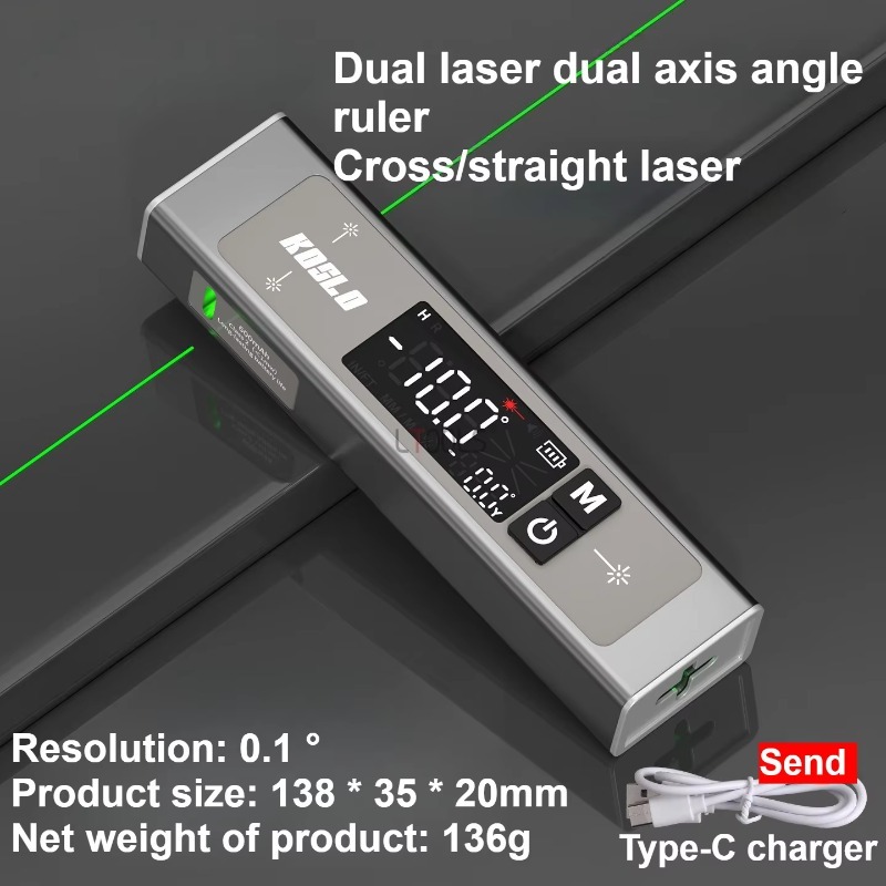 Dual Laser Digitale Inclinomet - Industrial Laser Alignment Tool recensie en prijs