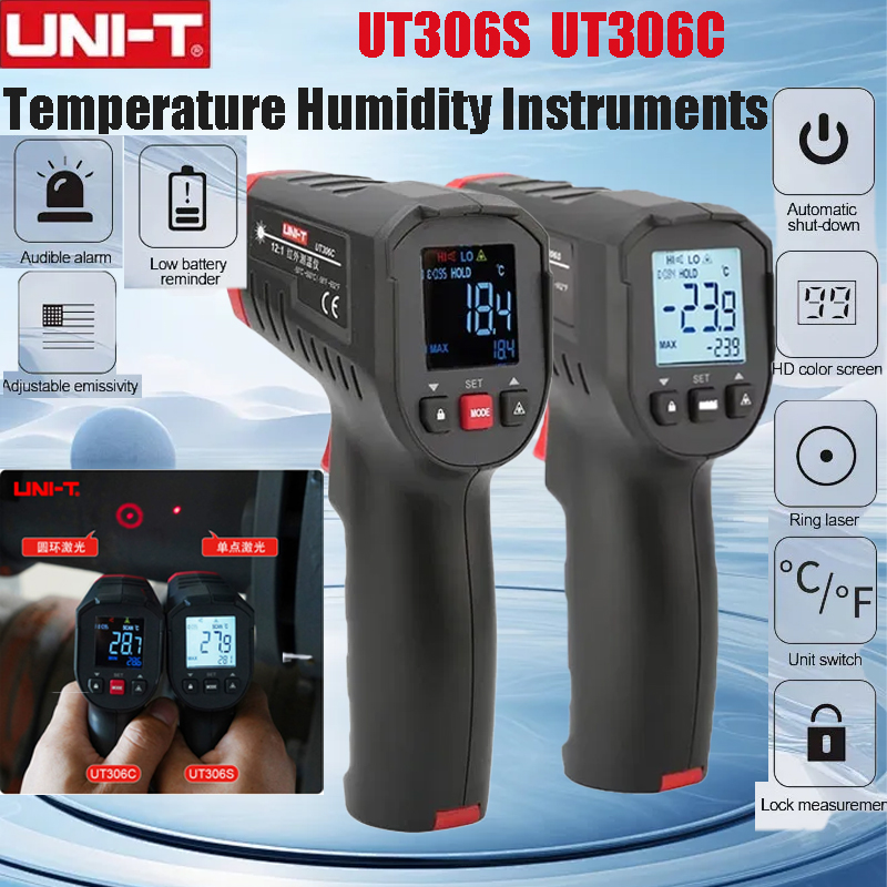 UNI-T UT306S UT306C Digitale T - Industrial Laser Thermometer recensie en prijs