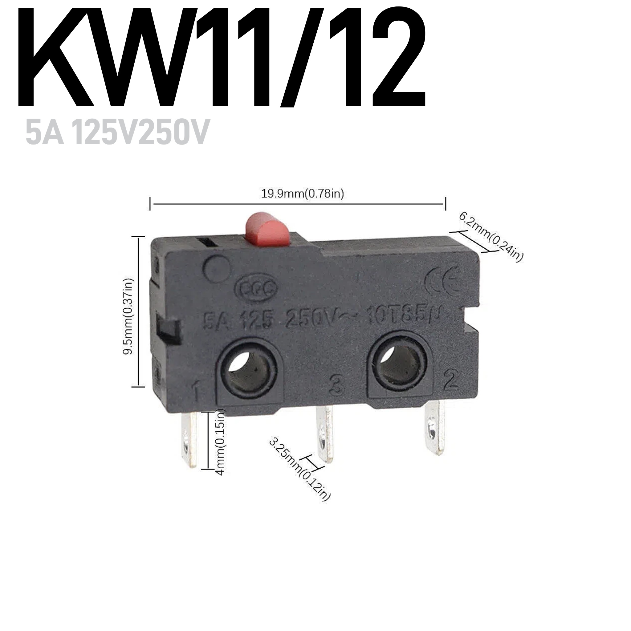 5-10-30pcs 5A 125V250V KW12 Re - Limit Switch Cnc recensie en prijs