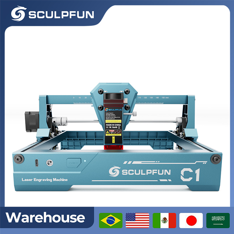 Sculpfun 3W C1 Mini Lasergrave - Industrial Laser Cutting Machine recensie en prijs