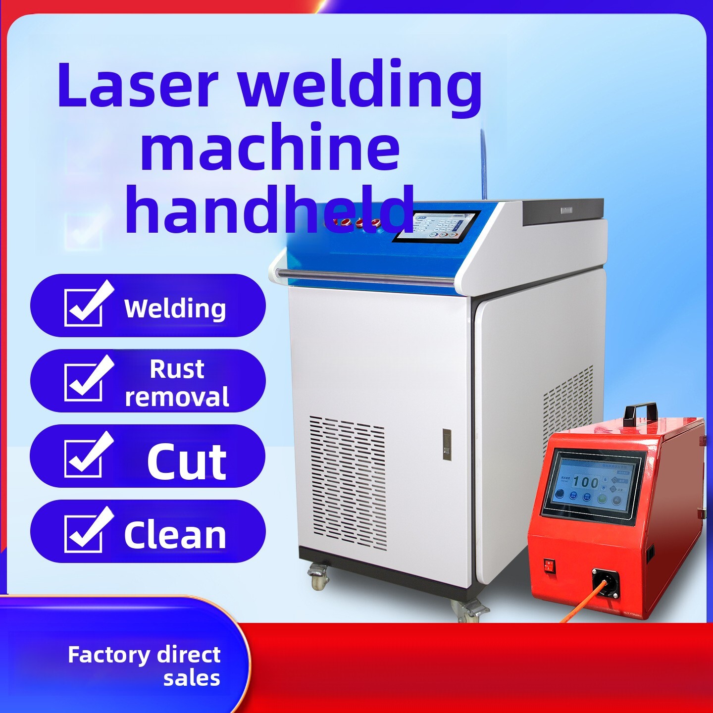 Handheld industriële volautoma - Industrial Handheld Laser Welding Machine recensie en prijs