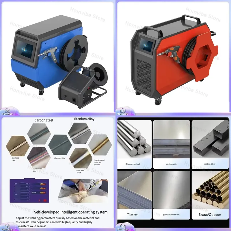 Vier-in-één luchtgekoelde lase - Industrial Handheld Laser Welding Machine recensie en prijs