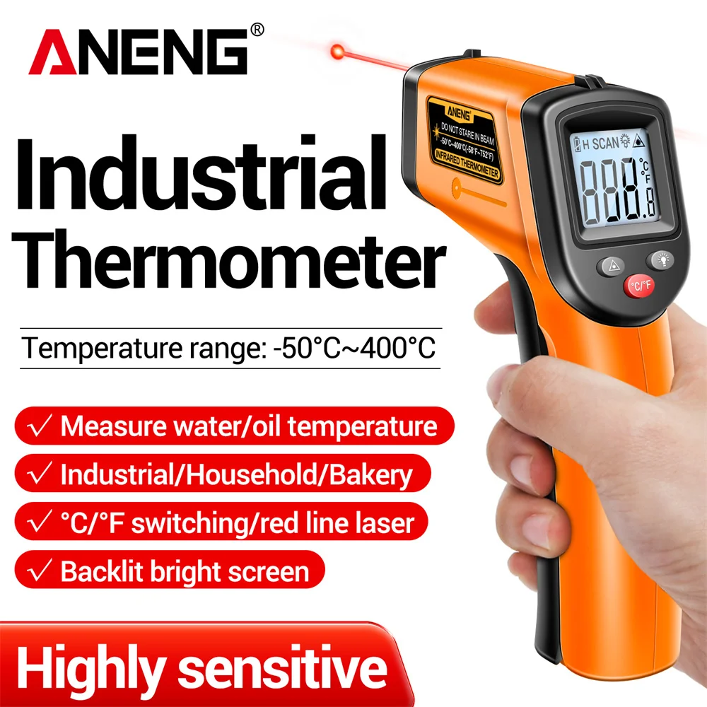 ANENG TH201 Infrarood Thermome - Industrial Laser Thermometer recensie en prijs