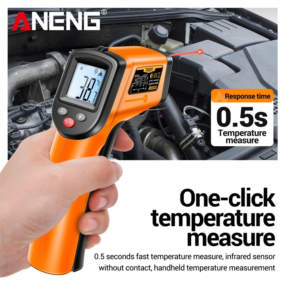 ANENG TH201 Infrarood Thermome - Industrial Laser Thermometer recensie en prijs