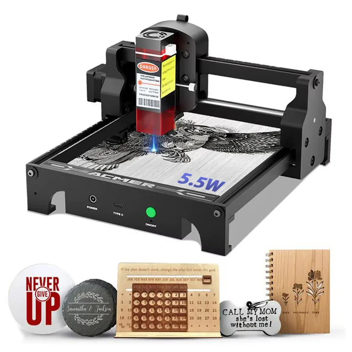 5.5W Mini Laser Graveerfrees A - Industrial Acrylic Laser Cutter recensie en prijs