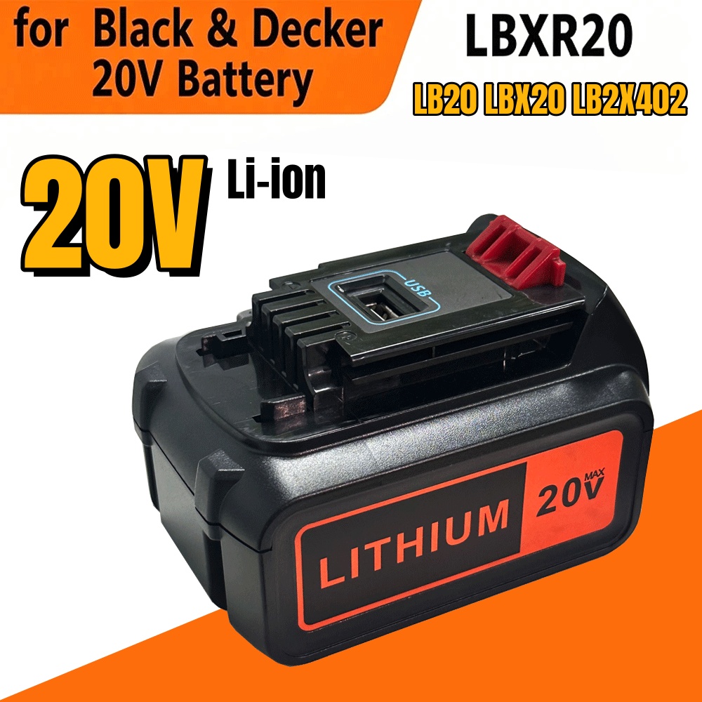 ?️   20V 8Ah LBX20 Vervanging  - Black+Decker Tool 20V Max recensie en prijs