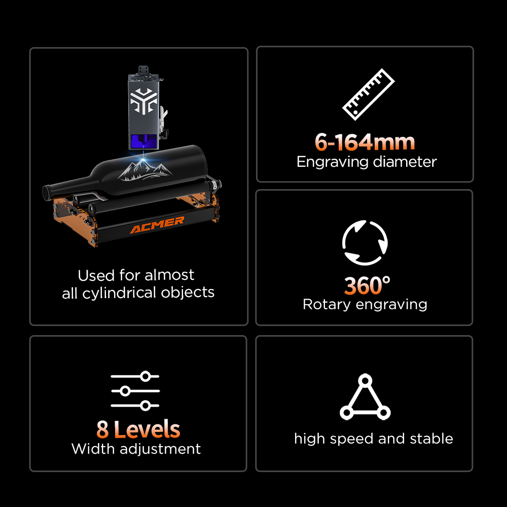ACMER M3 Laser-roterende rol 3 - Industrial Laser Cutting Machine recensie en prijs