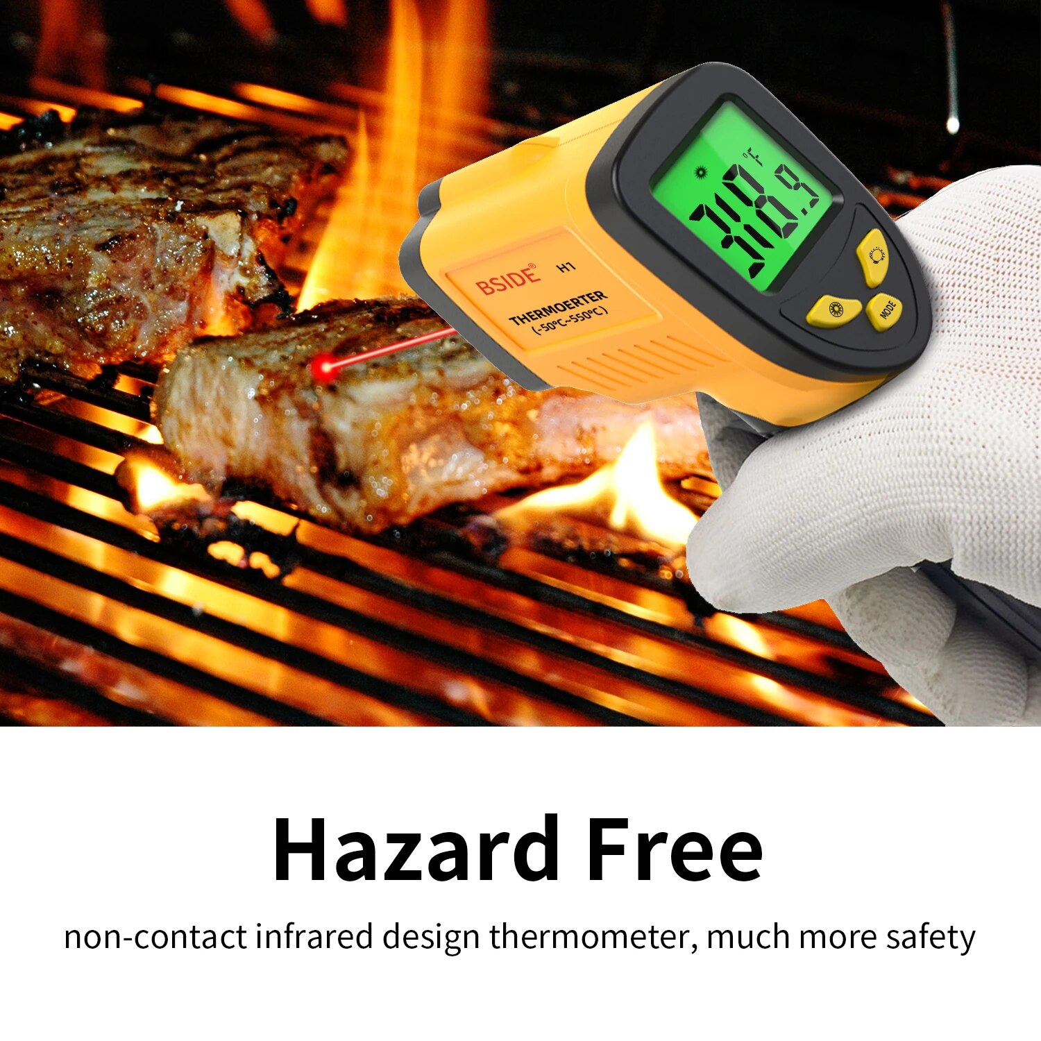 Digitale Infraroodthermometer- - Industrial Laser Thermometer recensie en prijs