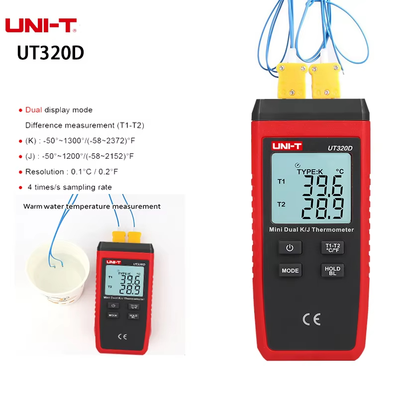 UNI-T UT320A UT320D Digitale T - Industrial Laser Thermometer recensie en prijs