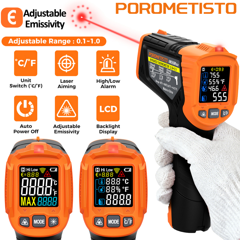 -50~380C Infraroodthermometer  - Industrial Laser Thermometer recensie en prijs