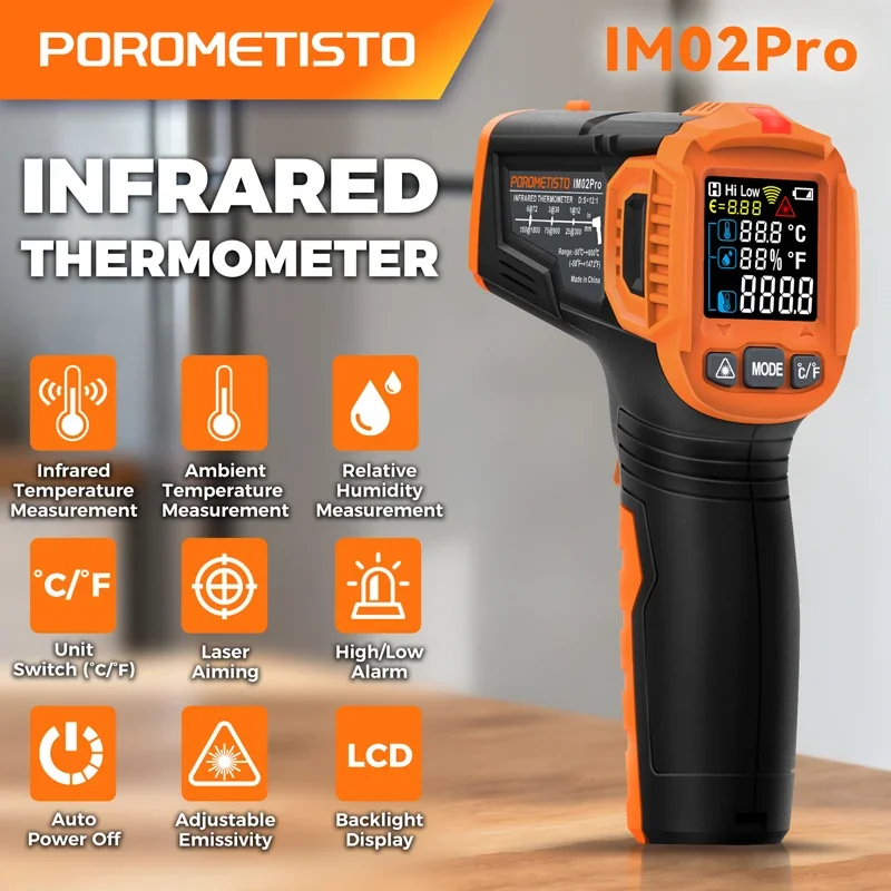 -50~380C Infraroodthermometer  - Industrial Laser Thermometer recensie en prijs