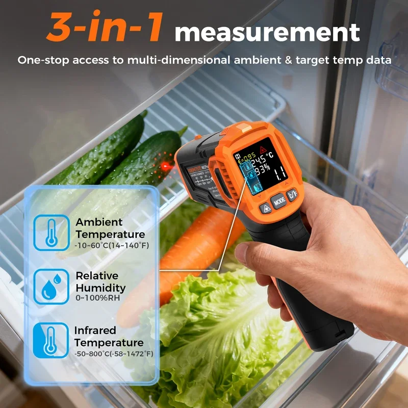 -50~380C Infraroodthermometer  - Industrial Laser Thermometer recensie en prijs